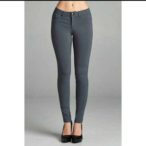 Classic charcoal skinny pants..NO OFFERS - Picture 2 of 3
